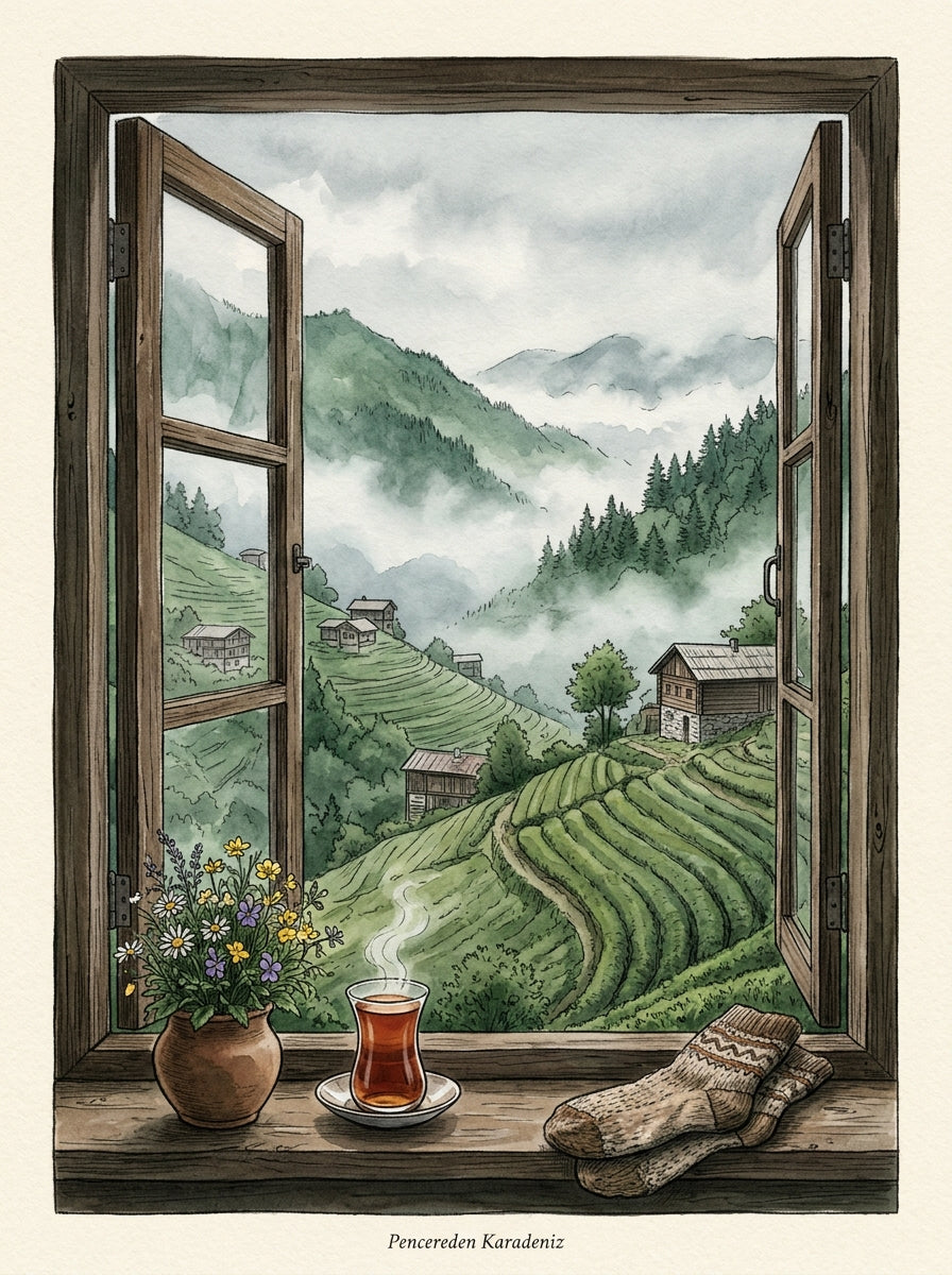 Manzara Tablosu – Manzara Koleksiyonu No. 01 | Çerçeveli Tablo 30x40