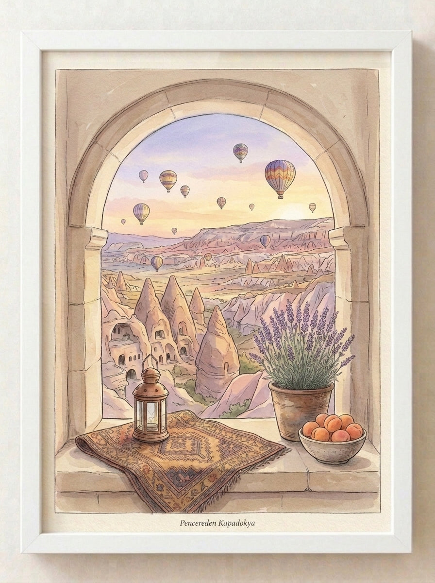 Manzara Tablosu – Manzara Koleksiyonu No. 06 | Çerçeveli Tablo 30x40