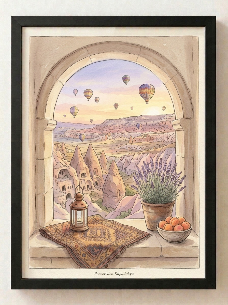 Manzara Tablosu – Manzara Koleksiyonu No. 06 | Çerçeveli Tablo 30x40