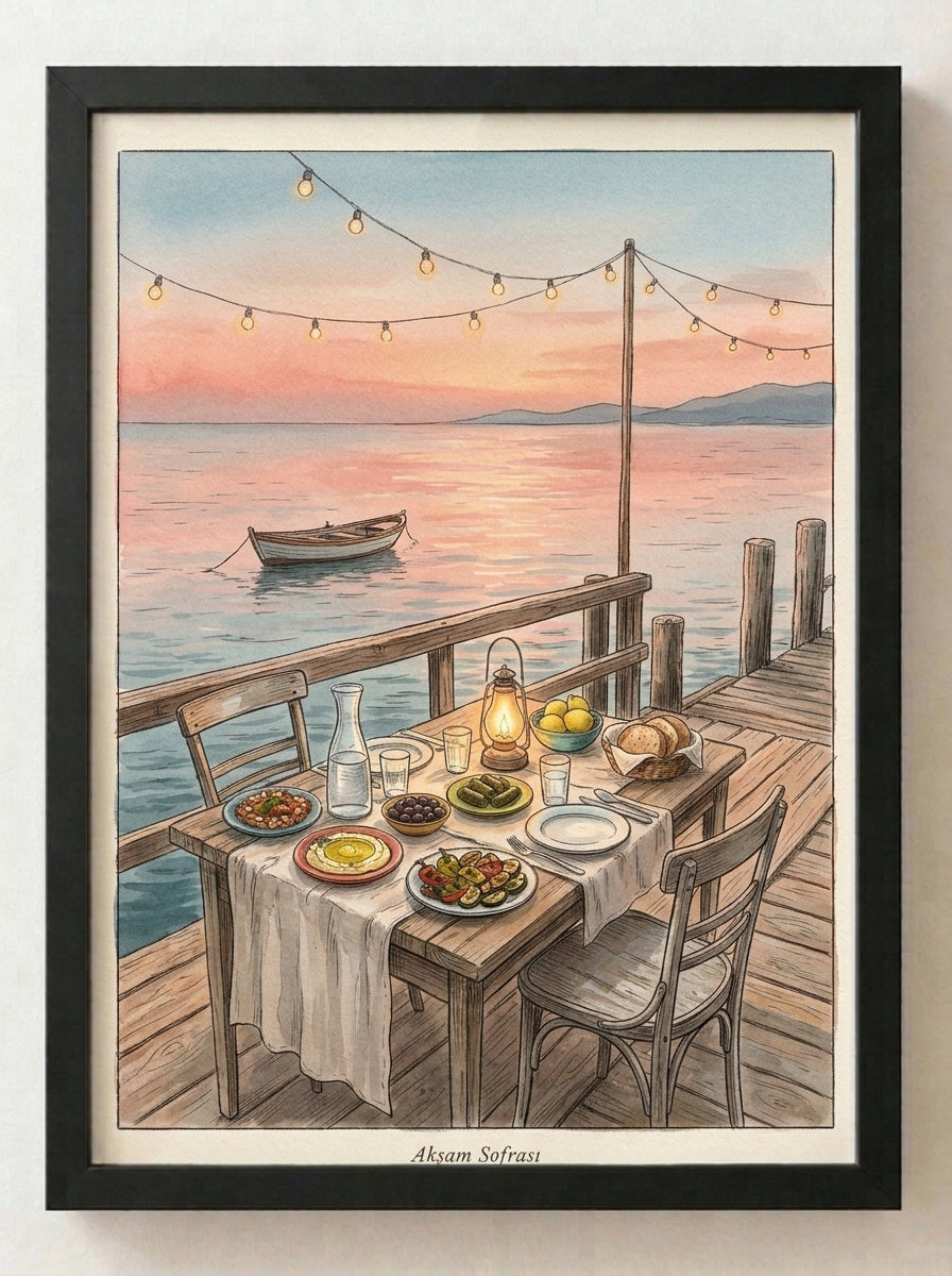 Manzara Tablosu – Manzara Koleksiyonu No. 02 | Çerçeveli Tablo 30x40