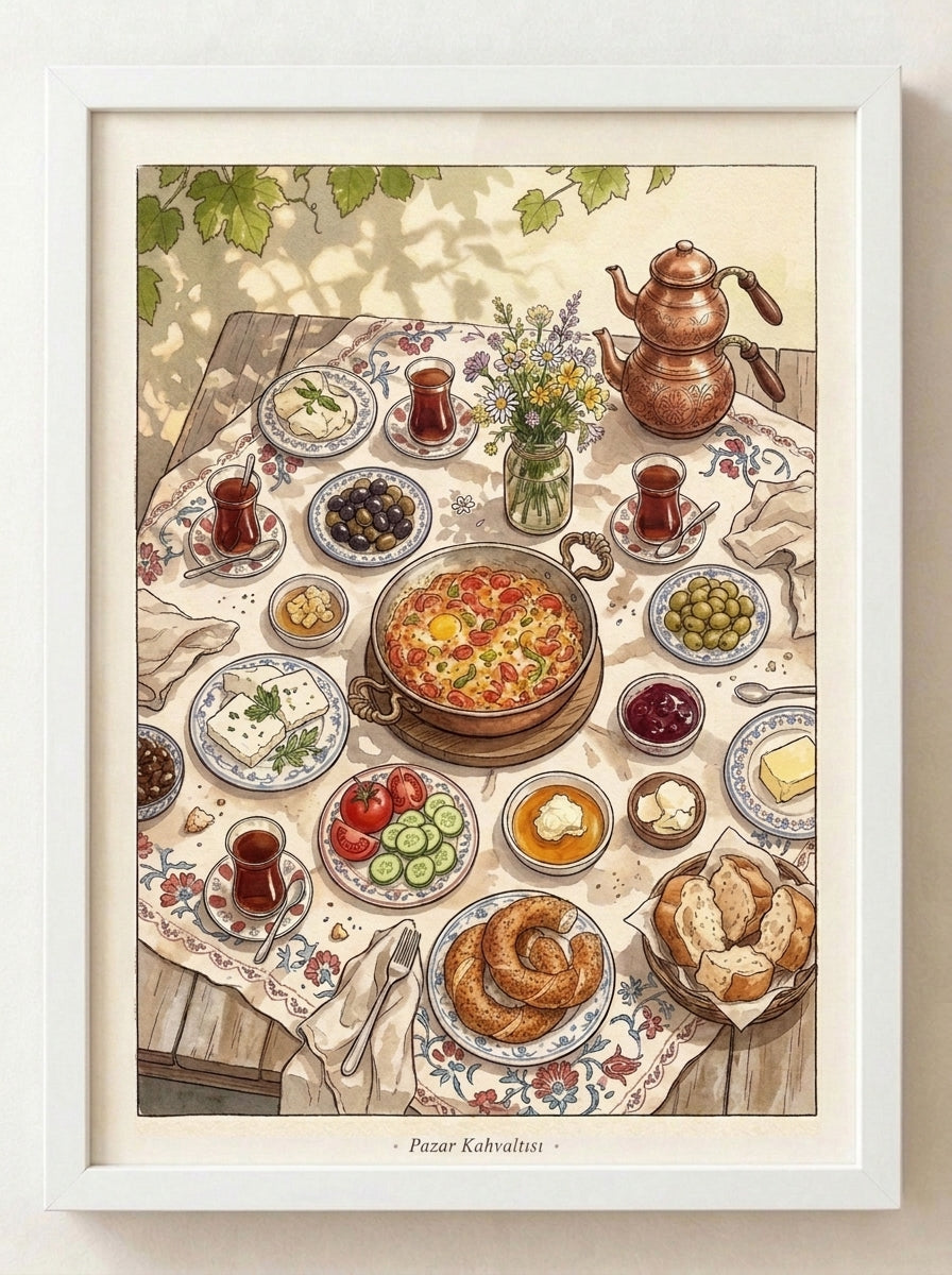 Manzara Tablosu – Manzara Koleksiyonu No. 05 | Çerçeveli Tablo 30x40