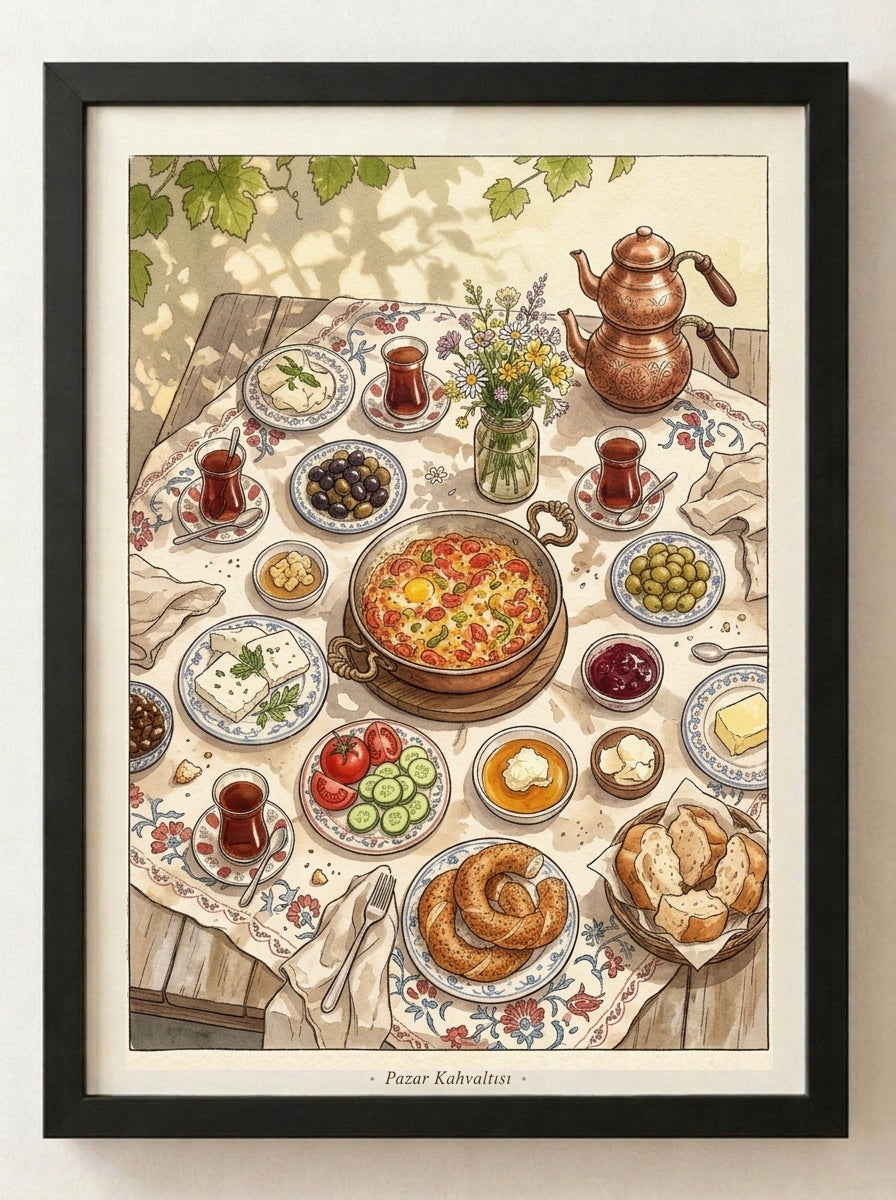 Manzara Tablosu – Manzara Koleksiyonu No. 05 | Çerçeveli Tablo 30x40
