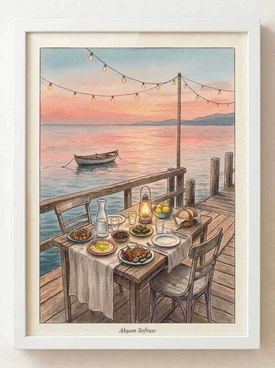 Manzara Tablosu – Manzara Koleksiyonu No. 02 | Çerçeveli Tablo 30x40
