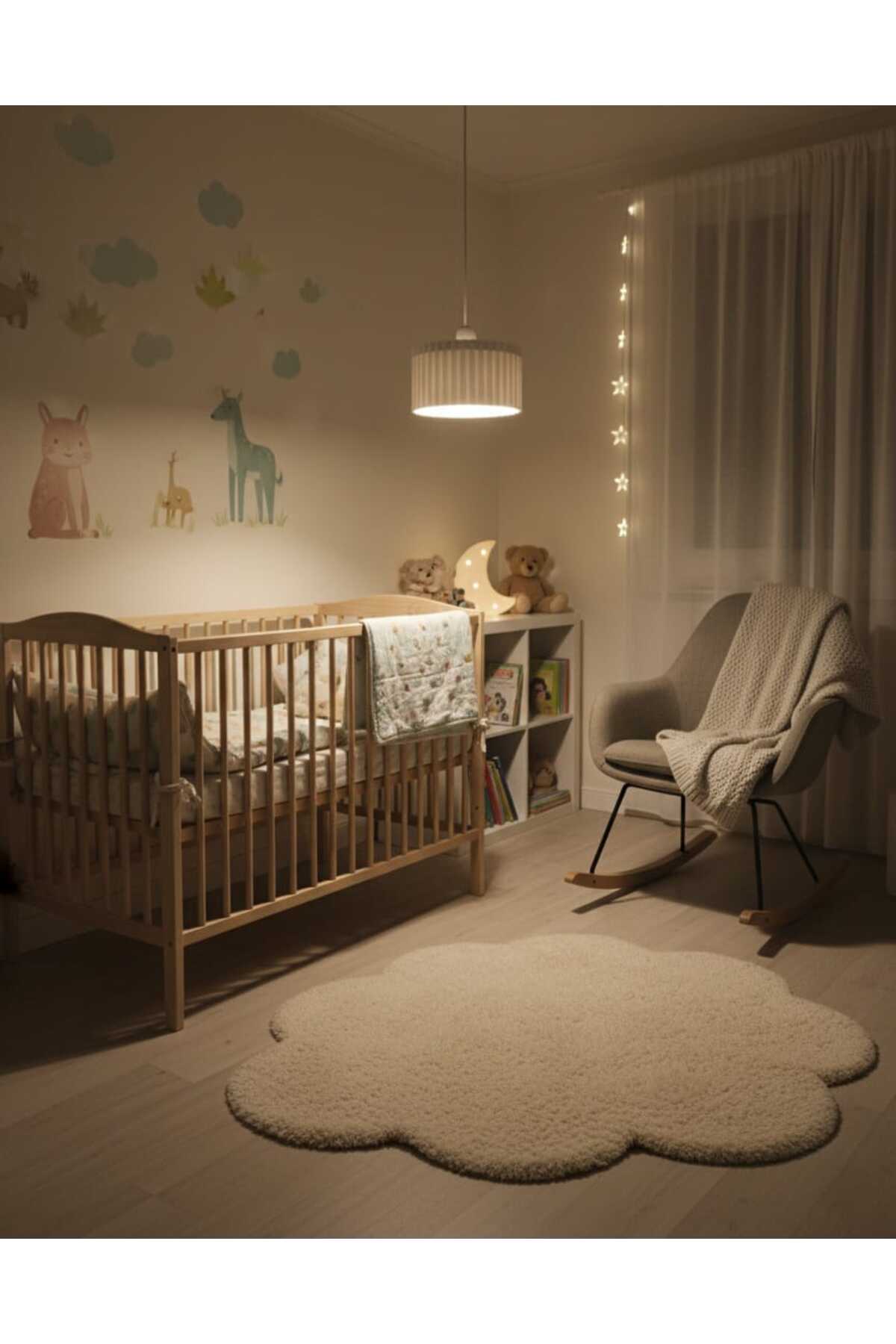 Lüks Beyaz Renk Modern Dekoratif Salon, Oturma Odası ve Mutfak Sarkıt Avize (Lamba Hediyedir)