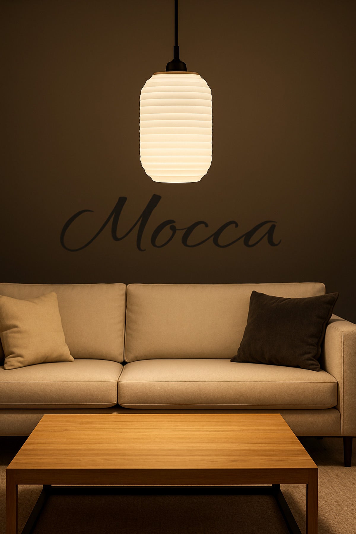 Dekoratif Avize Mocca Serisi Ev Ofis Veranda Mutfak Çap 20 Cm